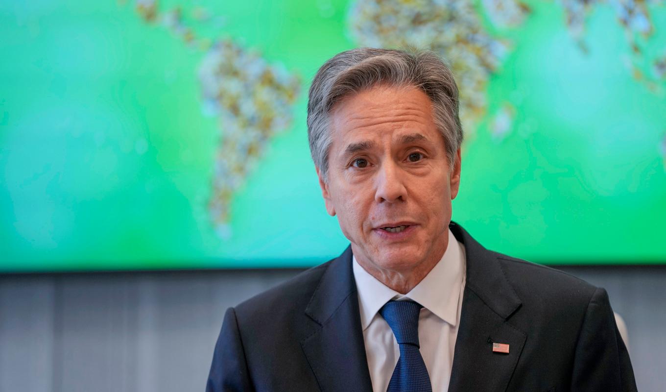 USA:s utrikesminister Antony Blinken. Arkivbild. Foto: Mary Altaffer/AP/TT