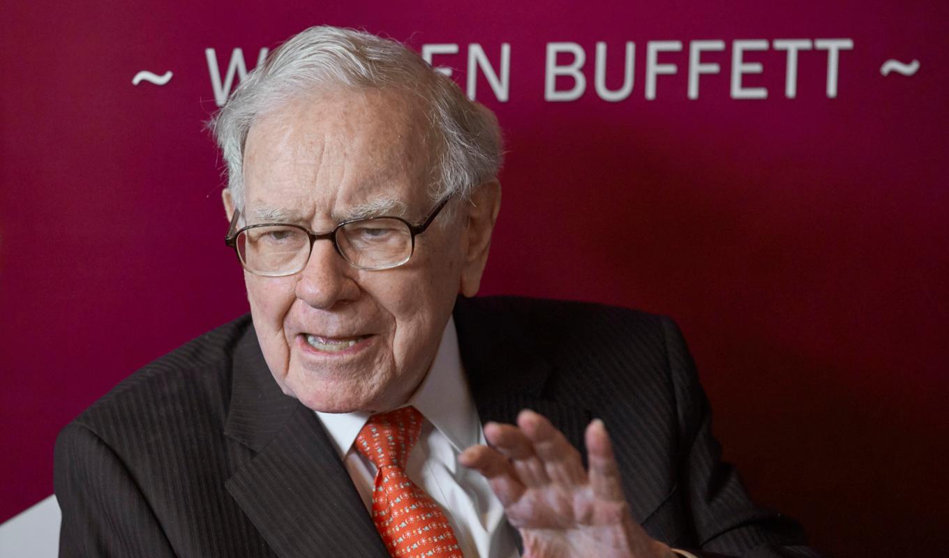 Den amerikanske mångmiljardären Warren Buffett. Arkivbild. Foto: Nati Harnik/AP/TT