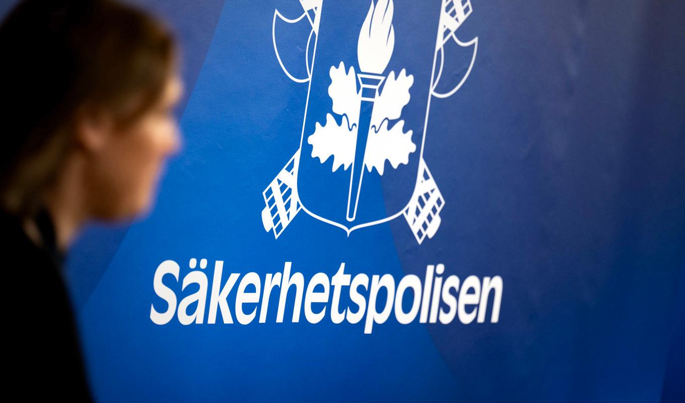 "Det här är vad vi som Säkerhetspolisen gör dygnet runt, året om och vi anpassar vår verksamhet utifrån den hotbild som råder", svarar Säpos presstalesperson på frågan om de har tillräckligt med resurser. Foto: Pontus Lundahl / TT