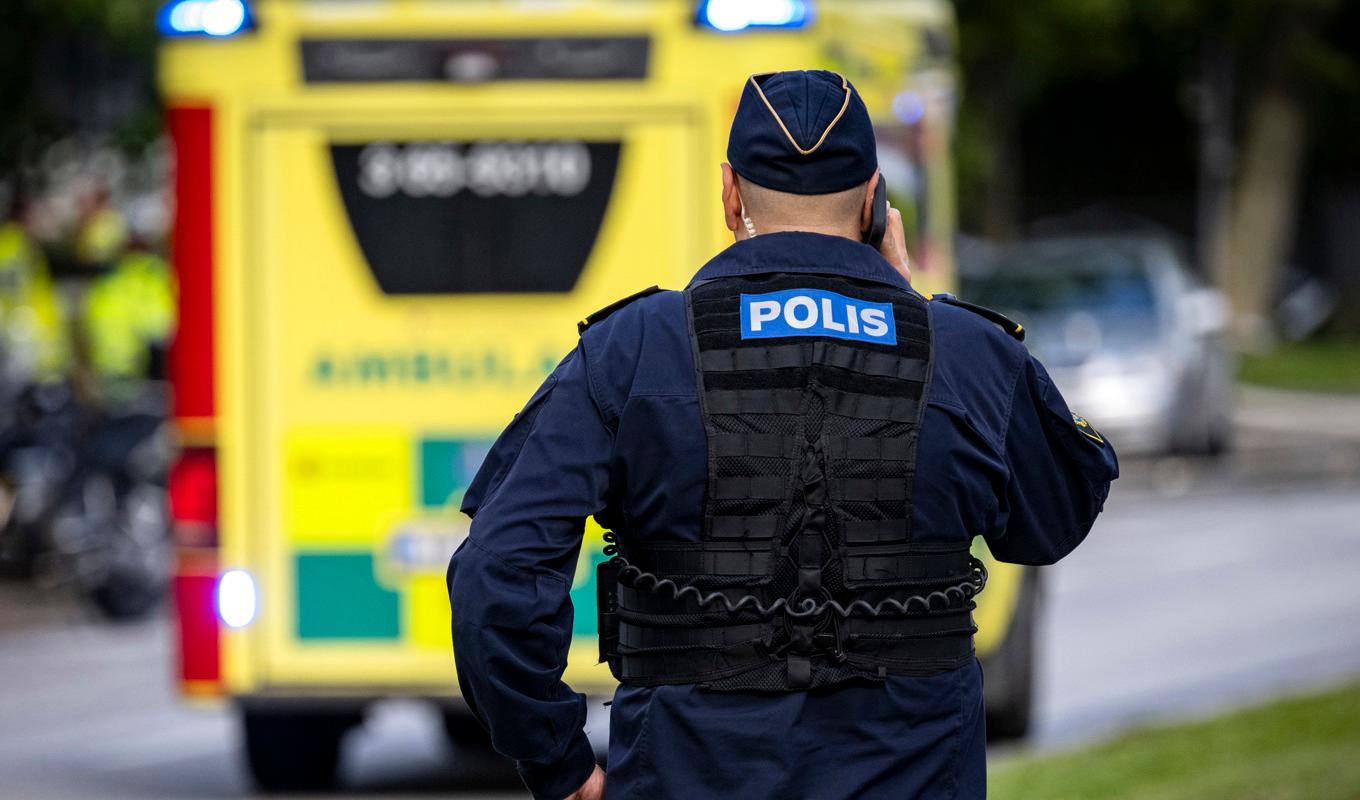 En man i 20-årsåldern hittades skadad i Uppsala på onsdagskvällen. Arkivbild. Foto: Johan Nilsson/TT