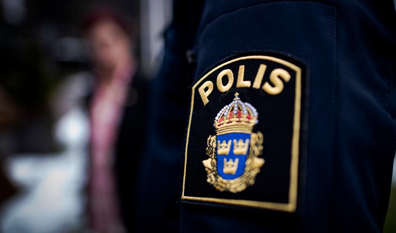 En skola i Ljusdal hålls stängd efter hot. Polisen är på plats. Arkivbild. Foto: Tim Aro/TT