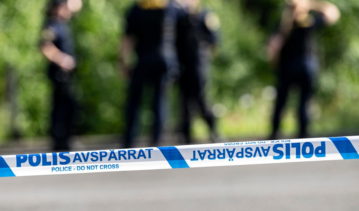 En skola i Borås utrymdes på fredagen efter ett bombhot. Arkivbild. Foto: Johan Nilsson/TT