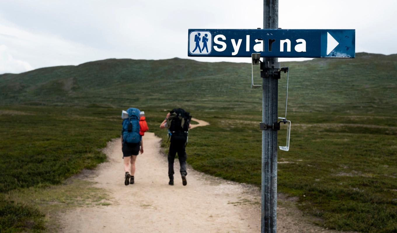 Fjällvandringsled mellan Storulvån och Blåhammaren i Jämtlandsfjällen. Arkivbild. Foto: Pontus Lundahl/TT