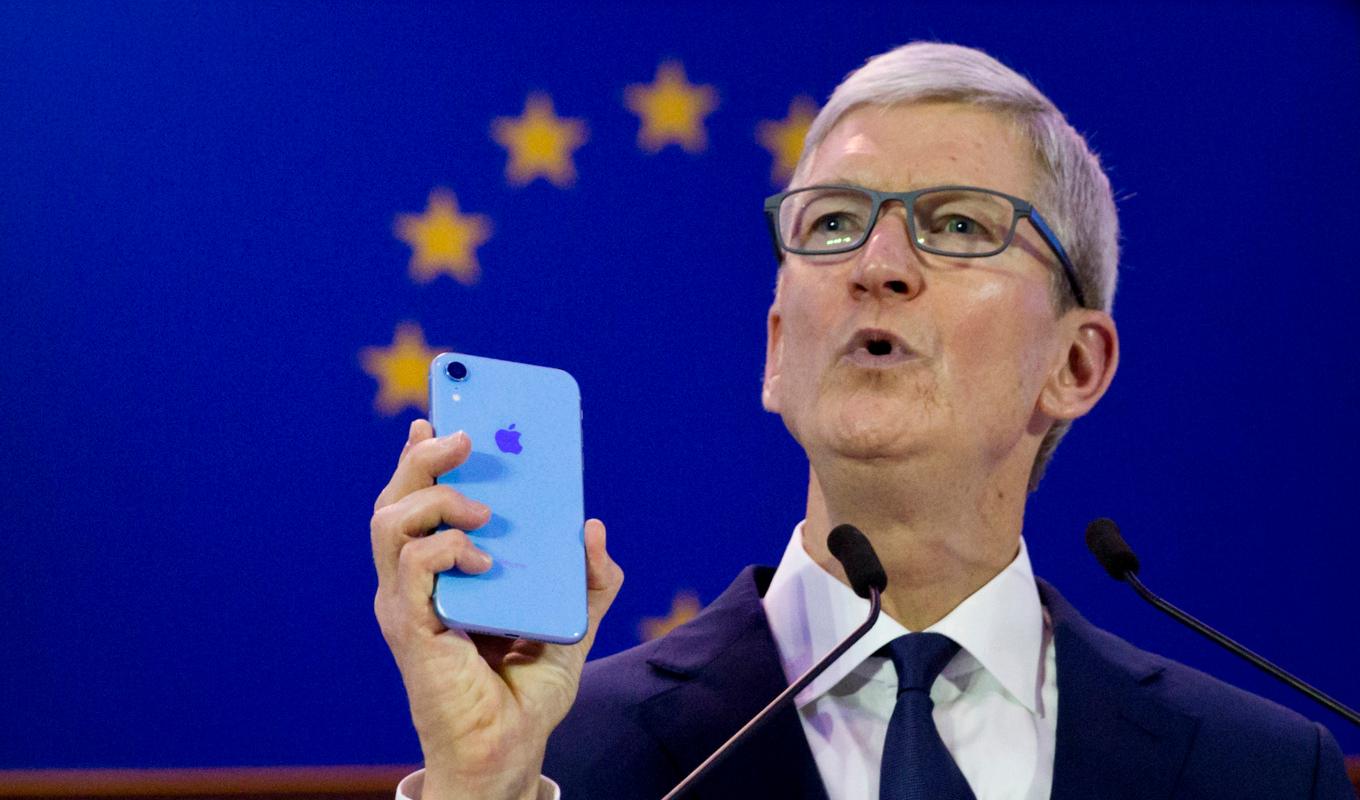 Apples vd Tim Cook. Arkivbild. Foto: Virginia Mayo/AP/TT