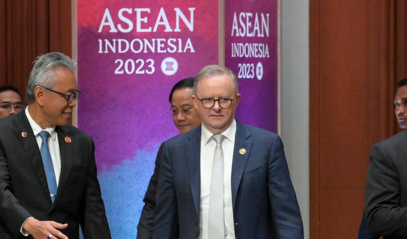 Australiens premiärminister Anthony Albanese. Foto: Bayu Ismoyo/AP/TT