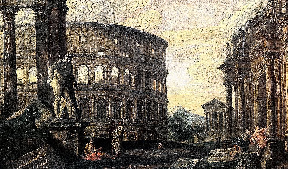 Redan på Machiavellis tid på 1500-talet fanns tankar kring ett enat rike, men det dröjde till 1861 innan idén förverkligades och det gamla Rom proklamerades som huvudstad. Foto: Giovanni Paolo Pannini (1691–1765)