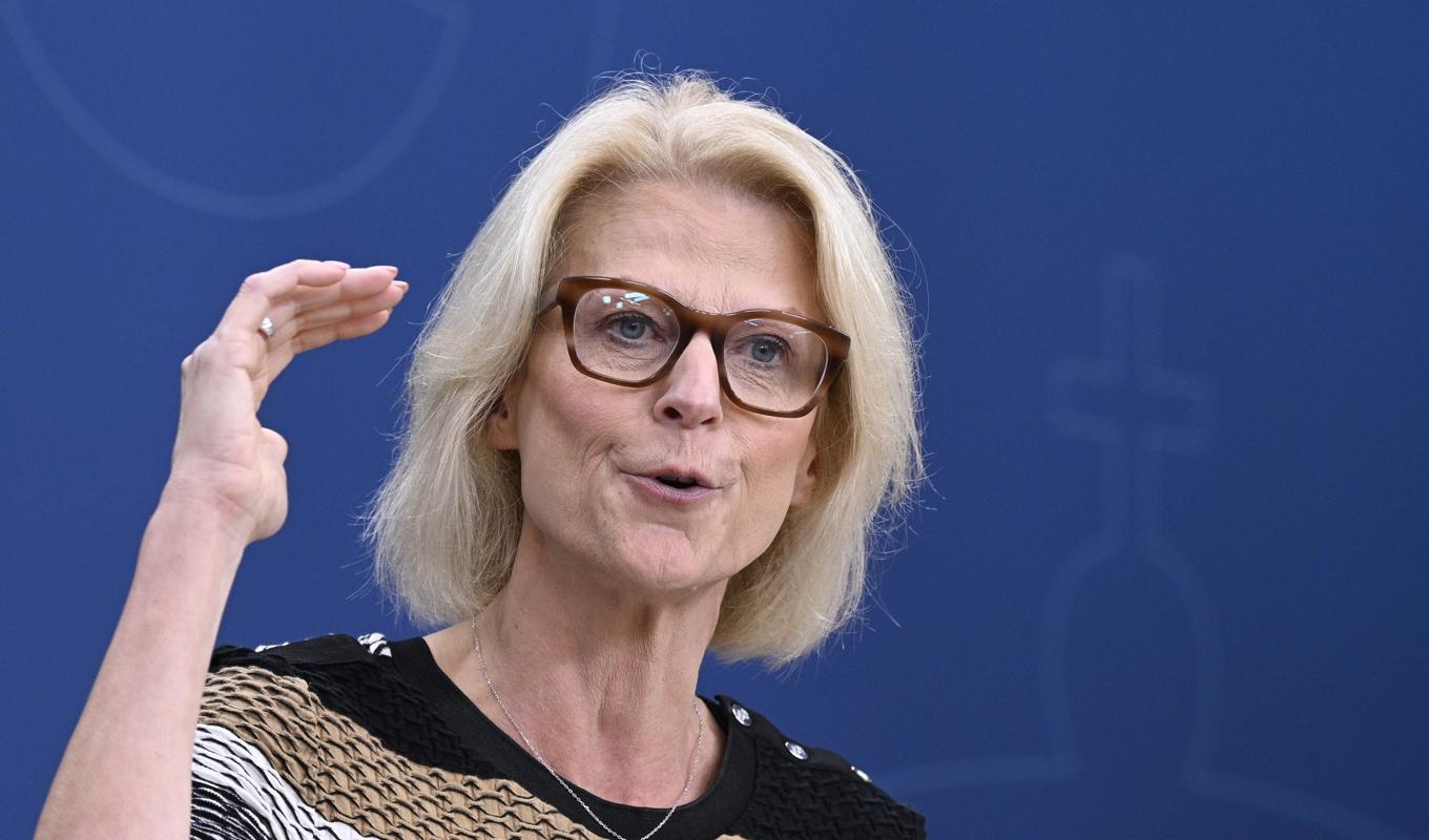 Finansminister Elisabeth Svantesson (M). Arkivbild. Foto: Anders Wiklund/TT