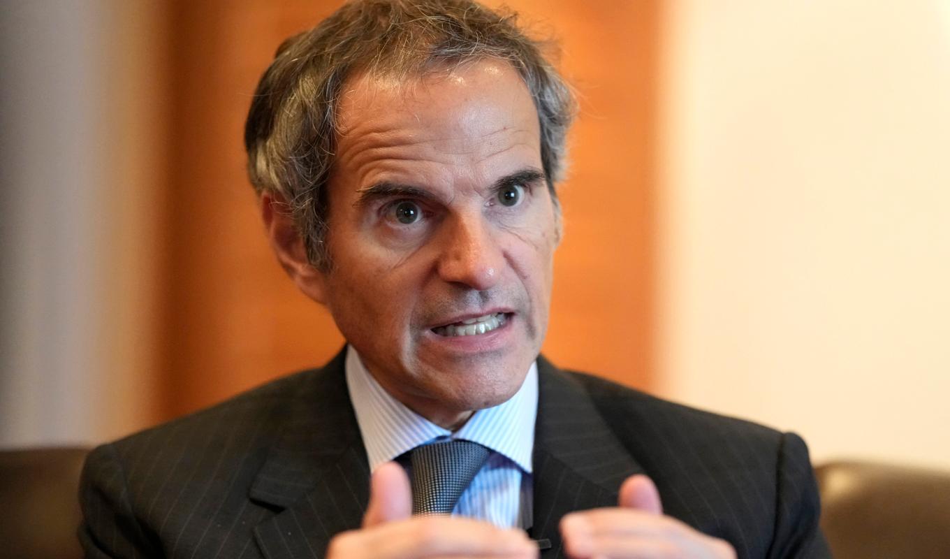 Rafael Grossi, chef för FN:s atomenergiorgan IAEA. Arkivbild. Foto: Shuji Kajiyama/AP/TT
