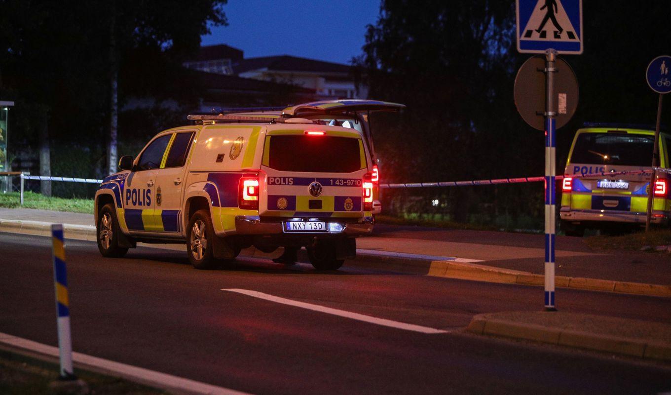 Polisen rubricerar händelsen som mordförsök. Foto: Mattias Landström/jkpg.news/TT