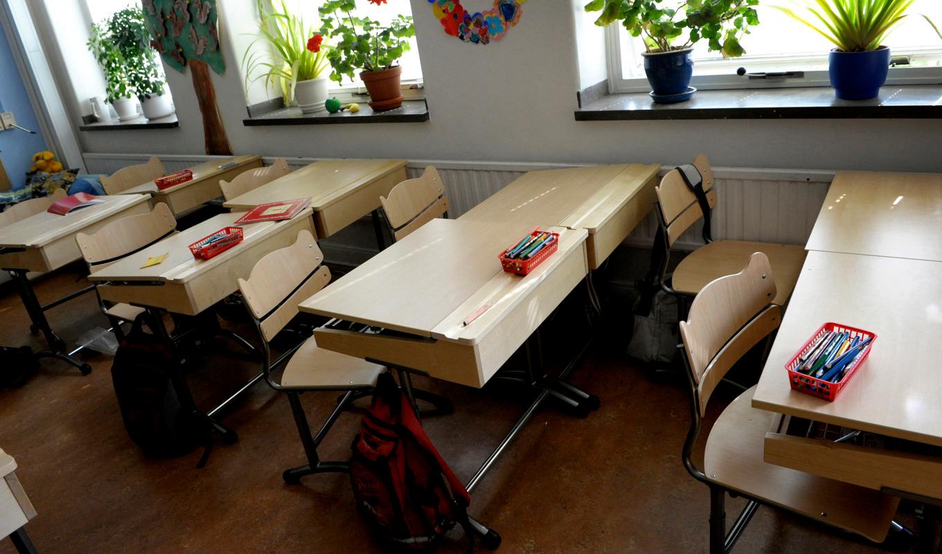 Det uppges finnas en oro för säkerheten på skolan. Arkivbild. Foto: Janerik Henriksson/TT