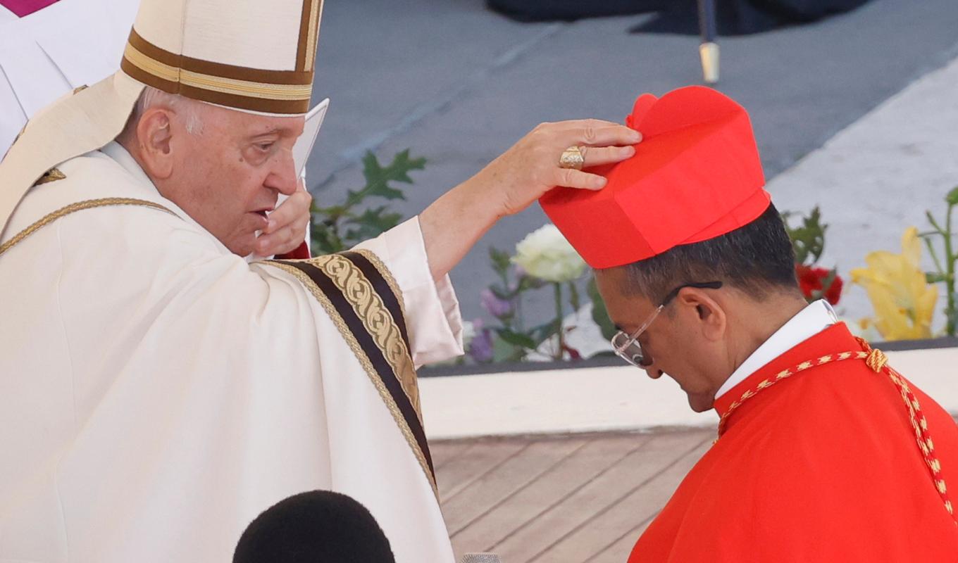 Påve Franciskus har utsett nya kardinaler. Foto: Riccardo De Luca/AP/TT
