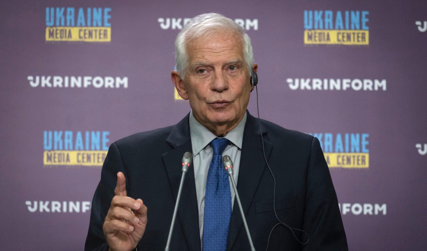 EU:s utrikeschef Josep Borrell. Foto: Efrem Lukatsky/AP/TT