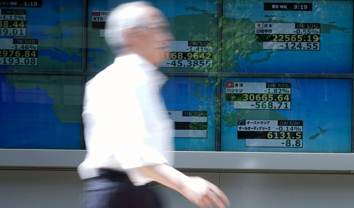 I Hongkong återupptogs handeln i den krisdrabbade kinesiska fastighetsjätten Evergrande. Arkivbild. Foto: Eugene Hoshiko/AP/TT