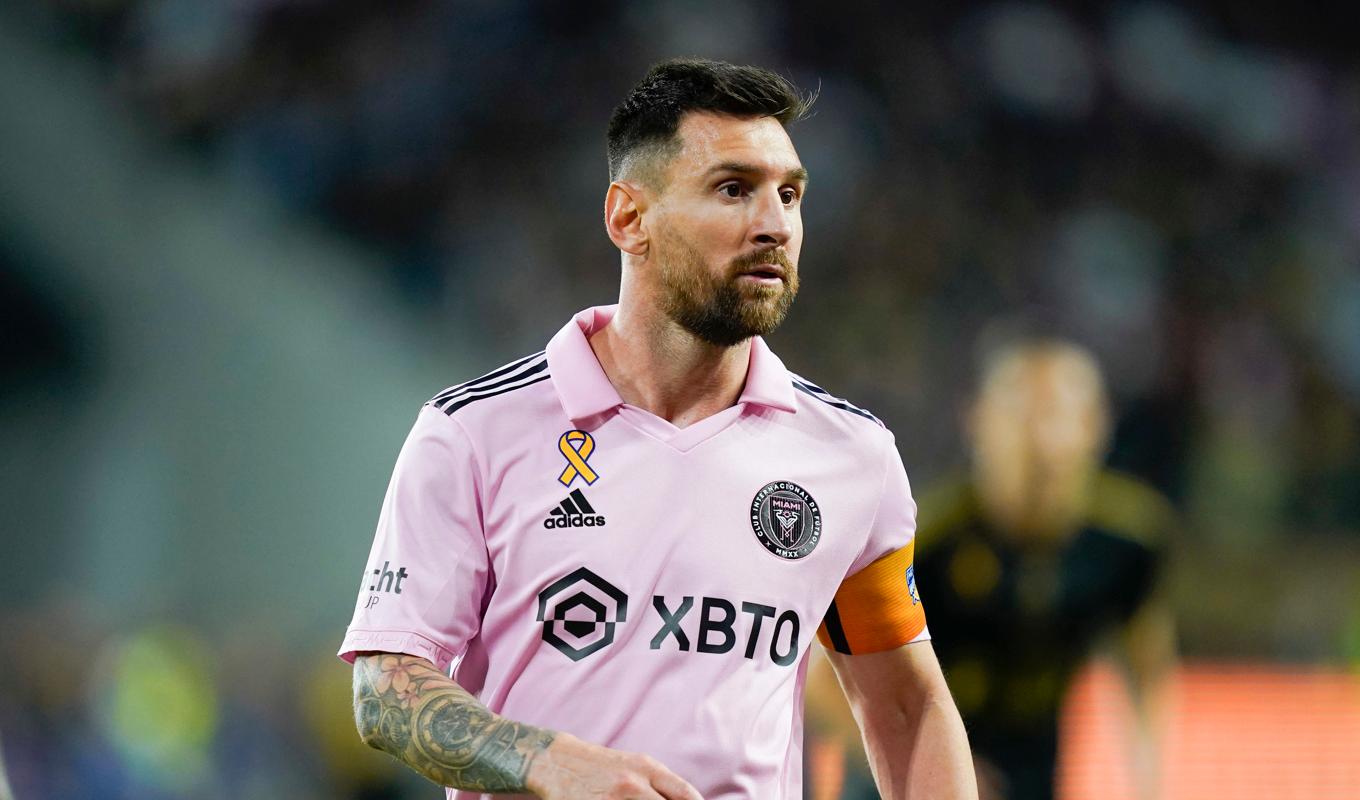 Lionel Messi har nu missat fem av de senaste sex matcherna för sitt lag Inter Miami. Arkivbild. Foto: Ryan Sun/AP/TT