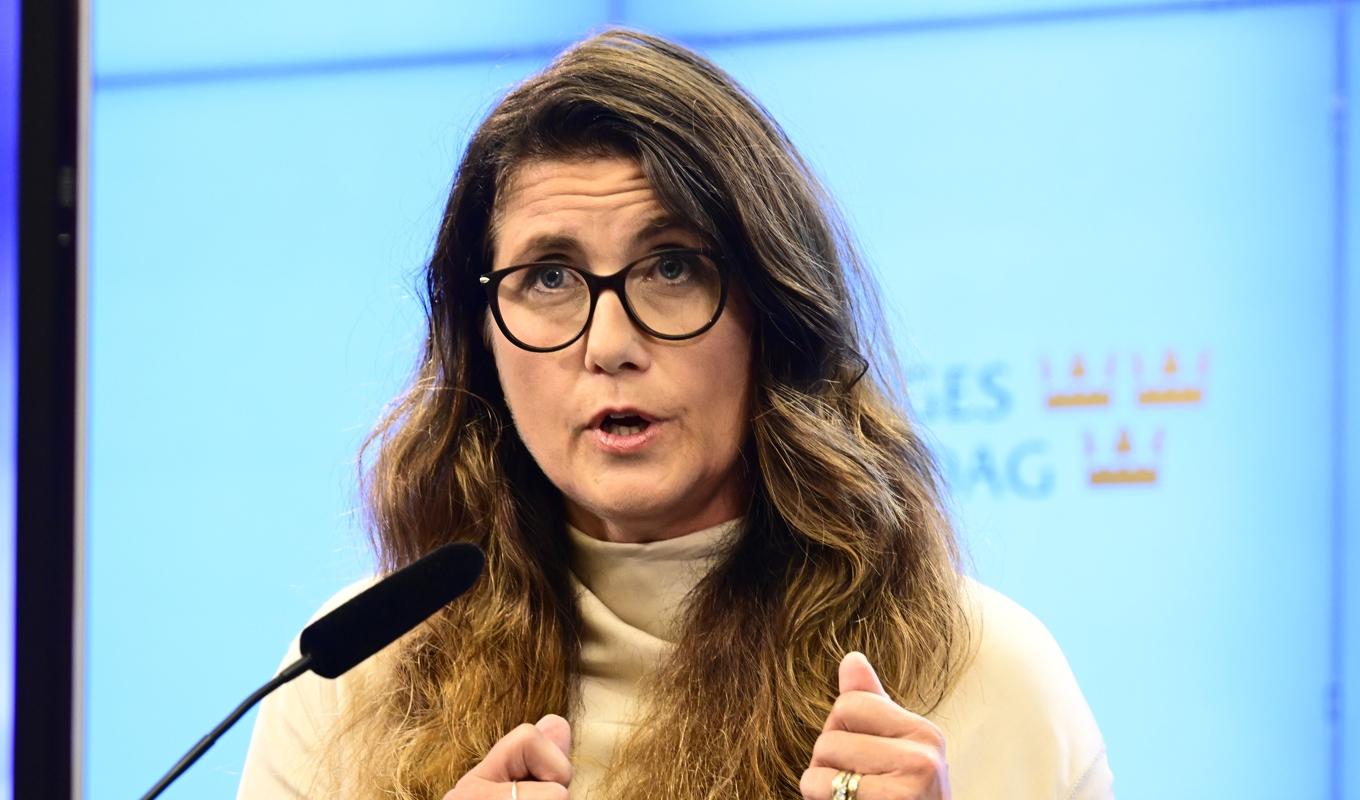 Miljöpartiets talesperson för ekonomi, bistånd och jämställdhet Janine Alm Ericson. Arkivbild. Foto: Jonas Ekströmer/TT