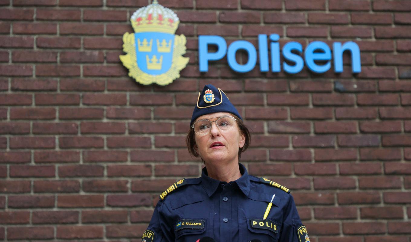 Emelie Kullmyr, polisområdeschef Storgöteborg. Arkivbild. Foto: Adam Ihse/TT