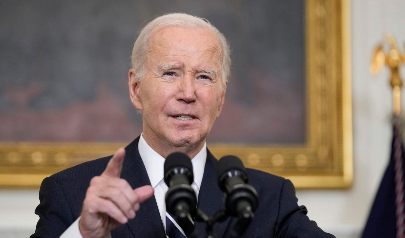 USA:s president Joe Biden. Arkivbild. Foto: Manuel Balce Ceneta/AP/TT