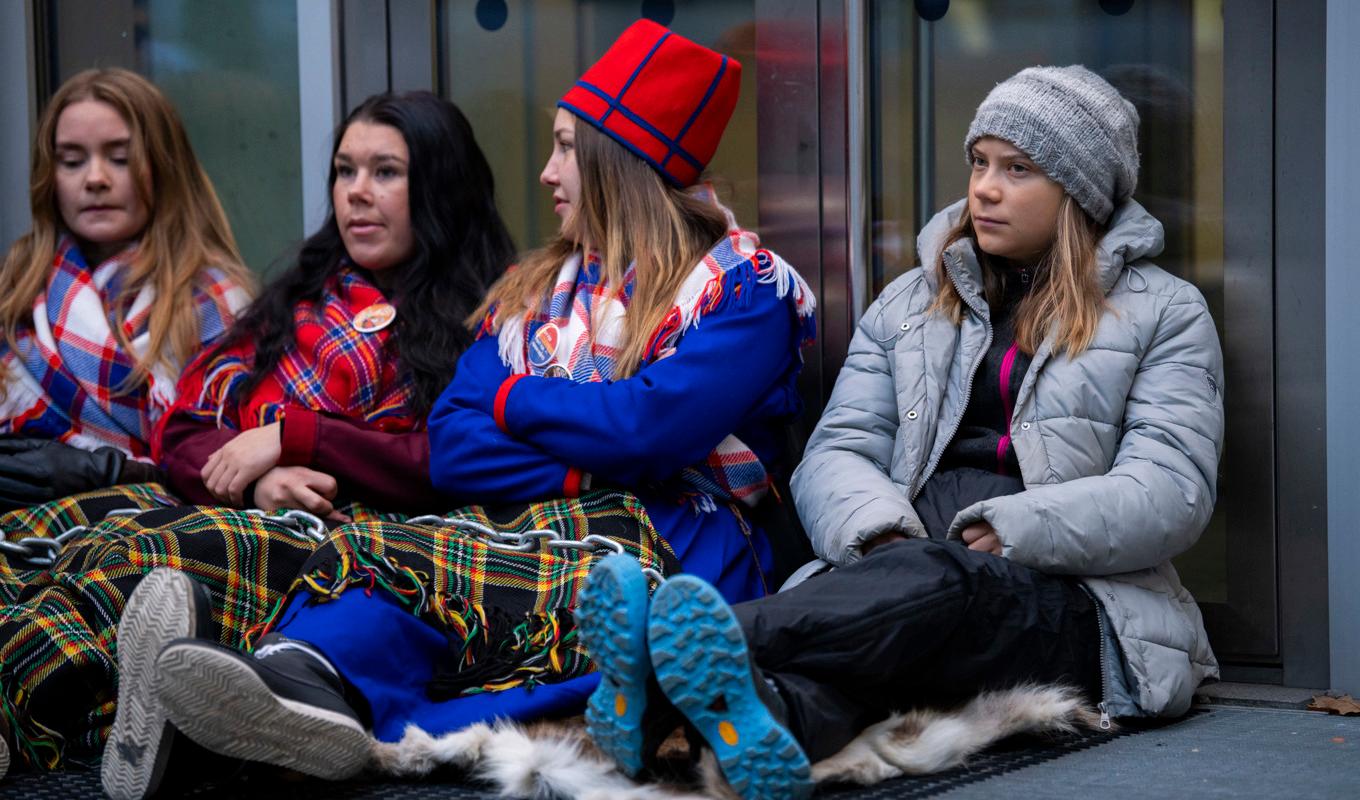 Greta Thunberg har flera gånger anslutit sig till aktivistgrupper i Norge. Foto: Rodrigo Freitas/NTB/TT