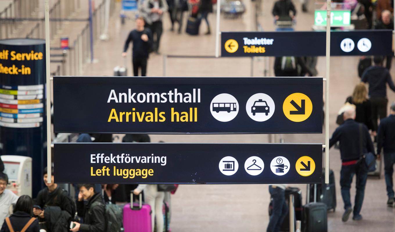 Ombord på planet, som avgick från Tel Aviv, fanns både svenskar och medborgare från andra länder i Norden och övriga EU. Arkivbild. Foto: Fredrik Sandberg/TT