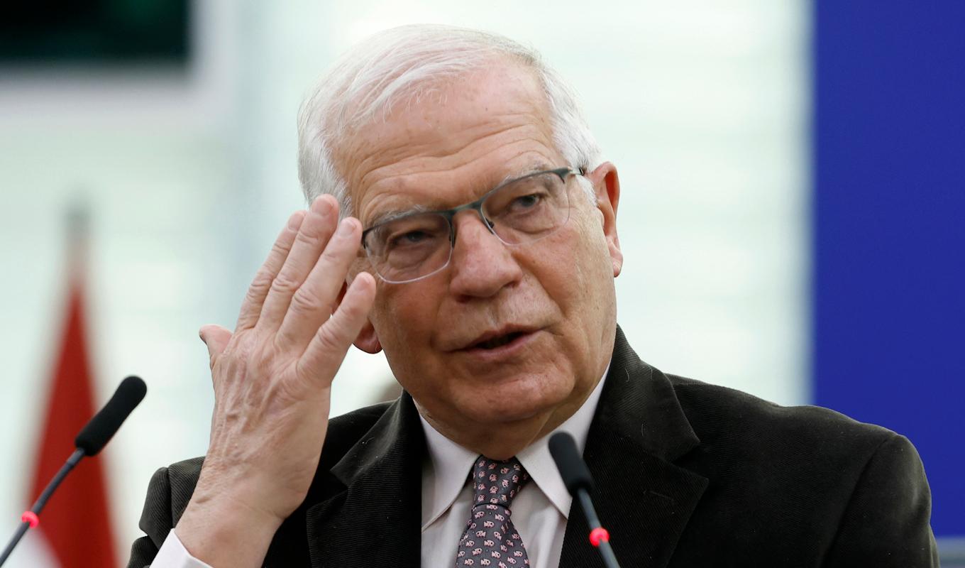 EU:s utrikeschef Josep Borrell. Arkivbild Foto: Jean-Francois Badias/AP/TT