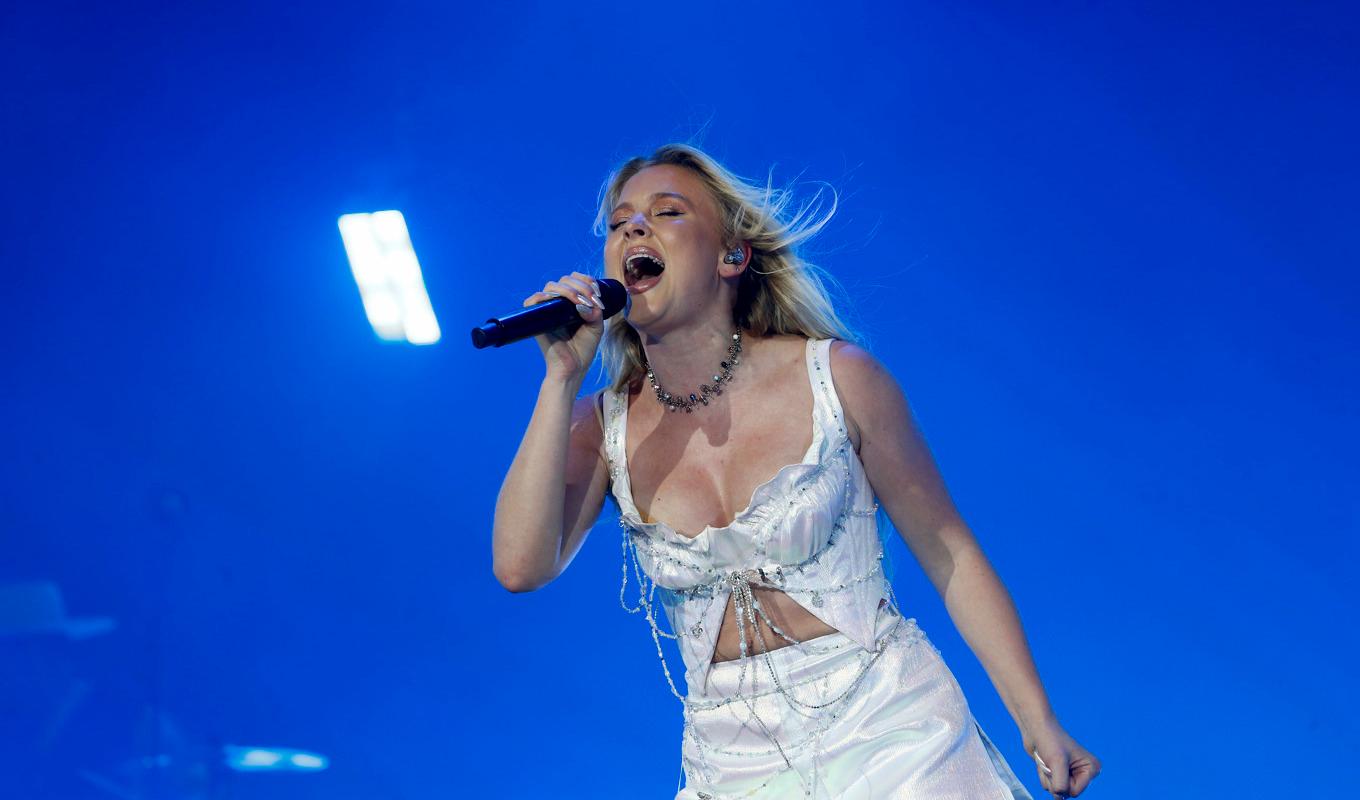 Zara Larsson i somras. Arkivbild. Foto: Magnus Andersson/TT