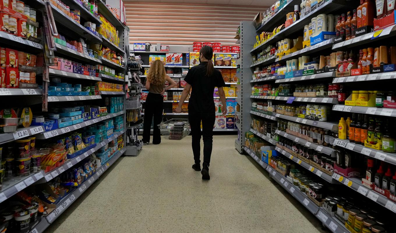 Nya inflationssiffror från brittiska statistikbyrån ONS. Arkivbild. Foto: Frank Augstein AP/TT