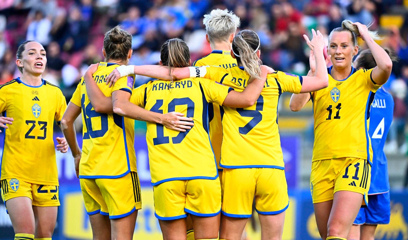 Svenska landslaget i fotboll. Arkivbild. Foto: Jonas Ekströmer/TT