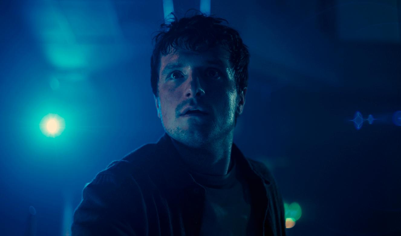 "Hunger Games"-stjärnan Josh Hutcherson i skräckfilmen ""Five Nights at Freddy’s" som hade premiär i fredags. Foto: Universal Pictures/AP/TT