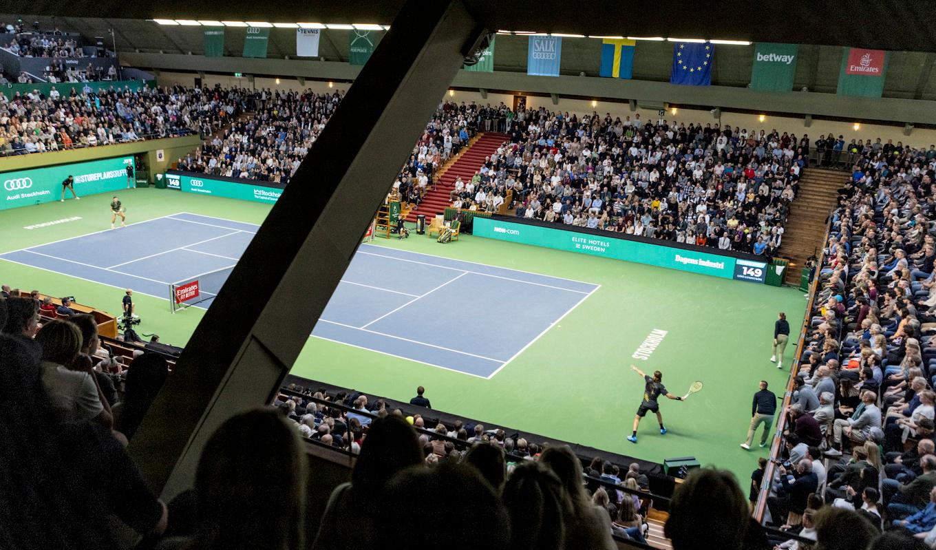 Efter år av misskötsel är svensk tennis i spillror. Men inte i turneringsväg. Stockholm Open och Nordea Open lyser upp i mörkret. Foto: Christine Olsson/TT