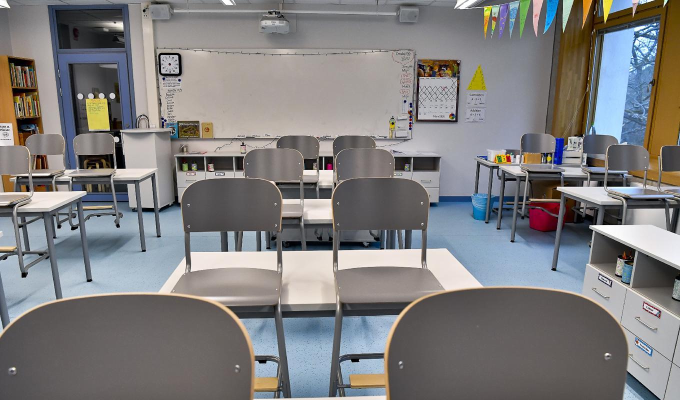 Skolans och fritidshemmens lokaler ska vara åtskilda, ett krav som inte alltid uppfyllts, fastslår en revision av Eskilstunas fritidshemsverksamhet. Foto: Jonas Ekströmer/TT