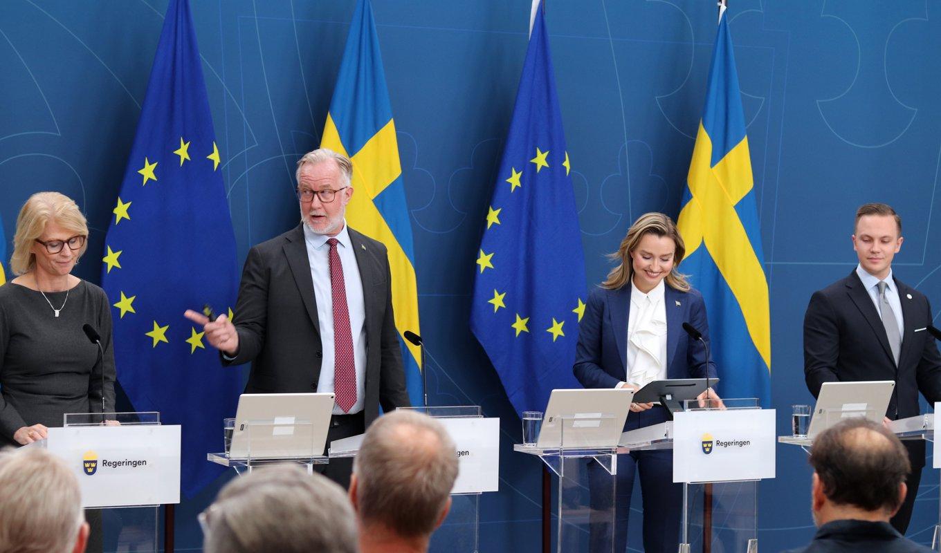 Regeringen har presenterat en färdplan för ny kärnkraft i Sverige som ska tydliggöra regeringens målbild och ge långsiktiga förutsättningar för ny kärnkraft. Foto: Oscar Samuelsson/Regeringskansliet