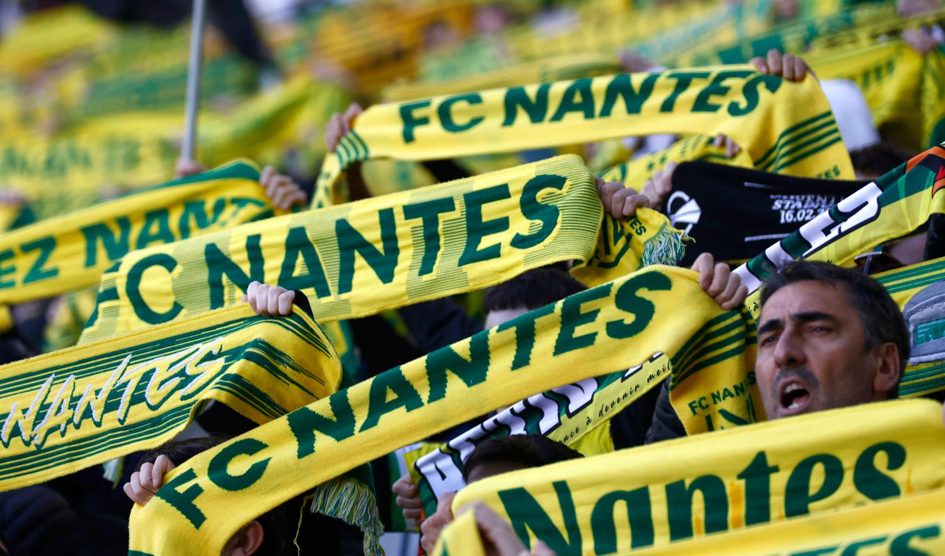 En 31-årig Nantes-supporter misstänks ha mördats innan matchen mot Nice på lördagen. Arkivbild, Foto: Jeremias Gonzalez/AP/TT