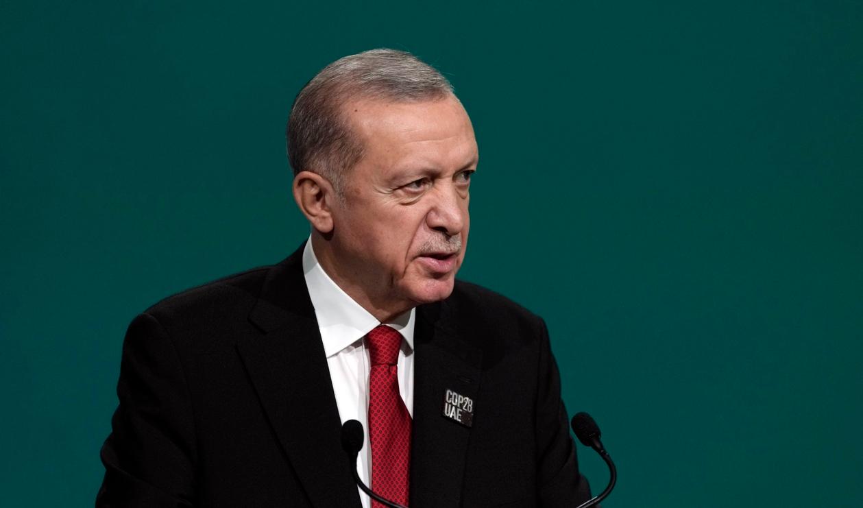 President Recep Tayyip Erdogan har skickat vidare Sveriges Natoansökan till parlamentet. Arkivbild. Foto: Peter Dejong/AP/TT