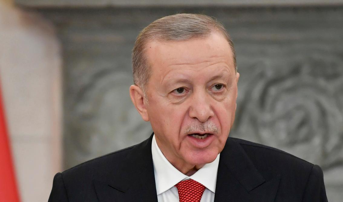 Turkiets president Recep Tayyip Erdogan. Arkivbild. Foto: Michael Varaklas/AP/TT