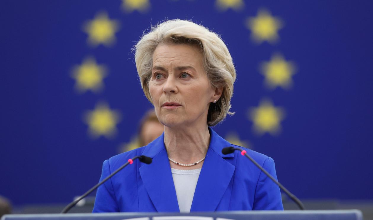 Ursula von der Leyen utsågs till EU-kommissionens ordförande 2019 utan att ha kandiderat till EU-parlamentet. Arkivfoto. Foto: Jean-Francois Badias/AP/TT