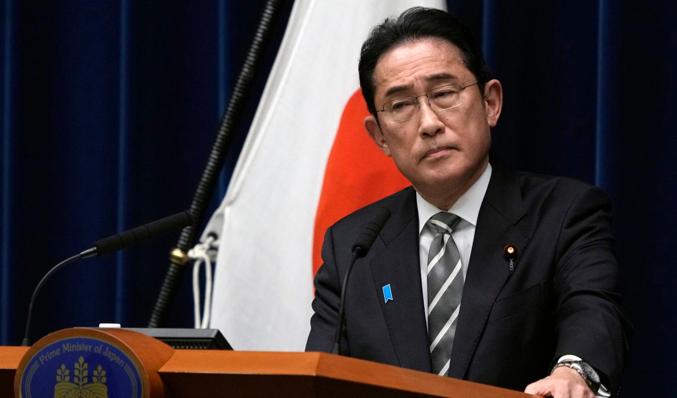 Japan Japans premiärminister Fumio Kishida väntas tillkännage ministrarnas ersättare på eftermiddagen. Arkivbild. Foto: Franck Robichon/AP/TT