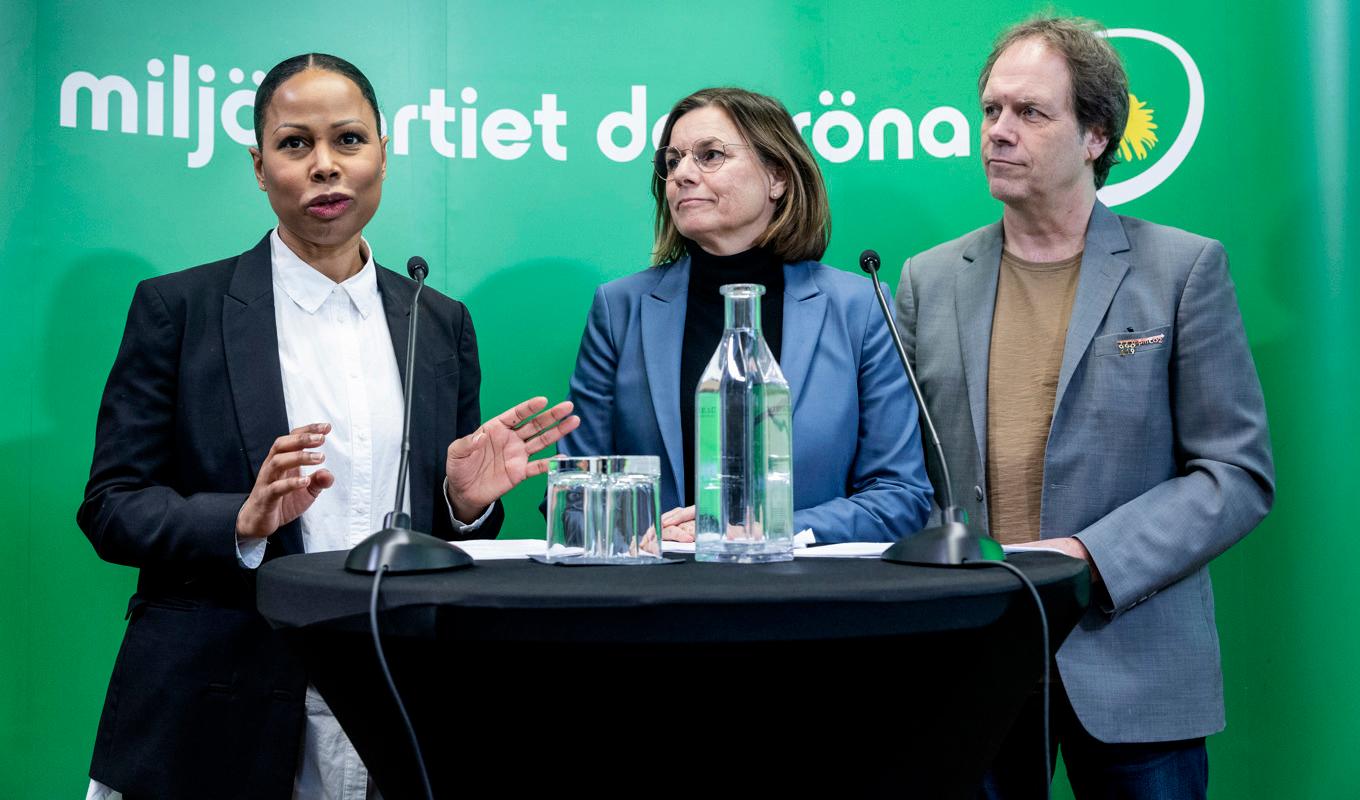 Alice Bah Kuhnke, till vänster, har varit EU-parlamentariker sedan 2019. Arkivbild. Foto: Christine Olsson/TT
