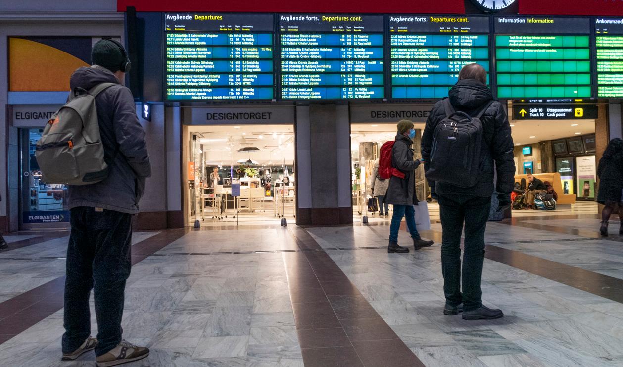 Det är stopp i tågtrafiken efter en olycka vid Herrljunga. Arkivbild. Foto: Johan Jeppsson / TT