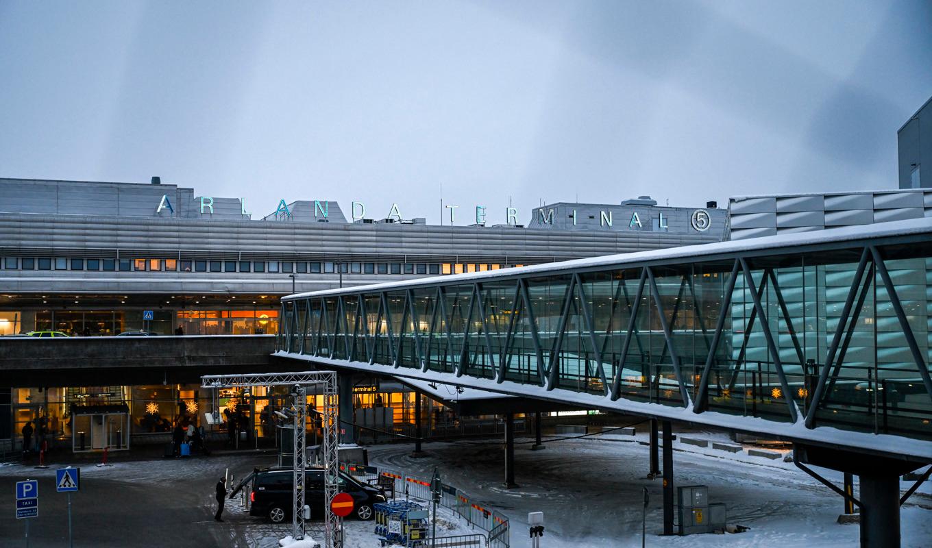 Arlanda flygplats norr om Stockholm har de senaste årtiondena tappat mot till exempel Kastrup. Foto: Pontus Lundahl/TT