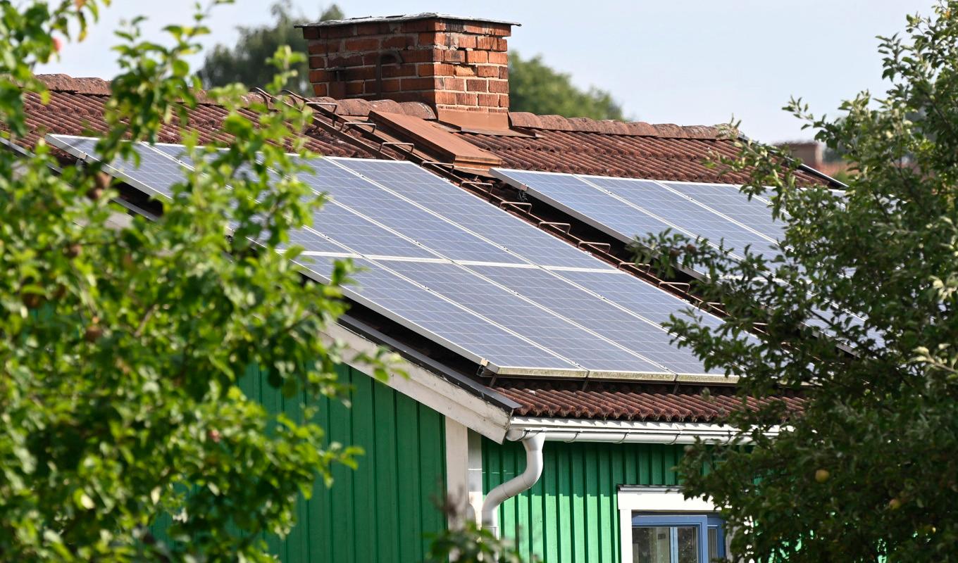 Avdraget för grön teknik är populärt. Arkivbild. Foto: Fredrik Sandberg/TT