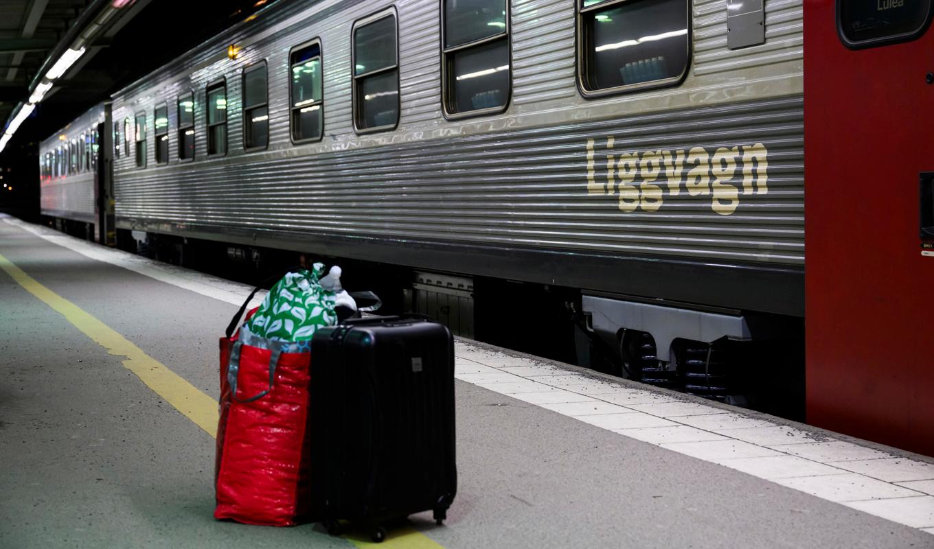 Nattåg på Stockholms central. Arkivbild. Foto: Henrik Montgomery/TT