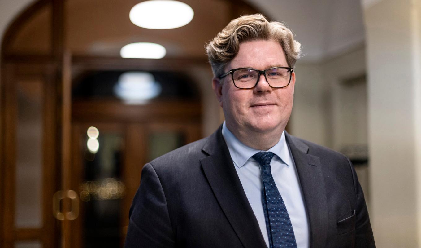 Justitieminister Gunnar Strömmer (M). Foto: Christine Olsson/TT