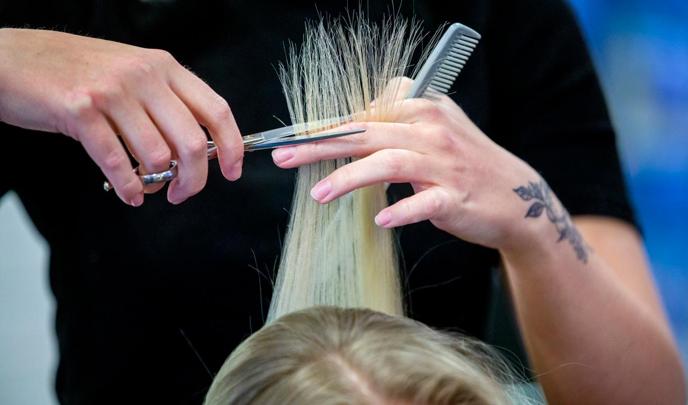 Konkurserna inom hår- och skönhetsvård har ökat 46 procent under 2023 jämfört med 2022. Foto: Gorm Kallestad/NTB scanpix/TT