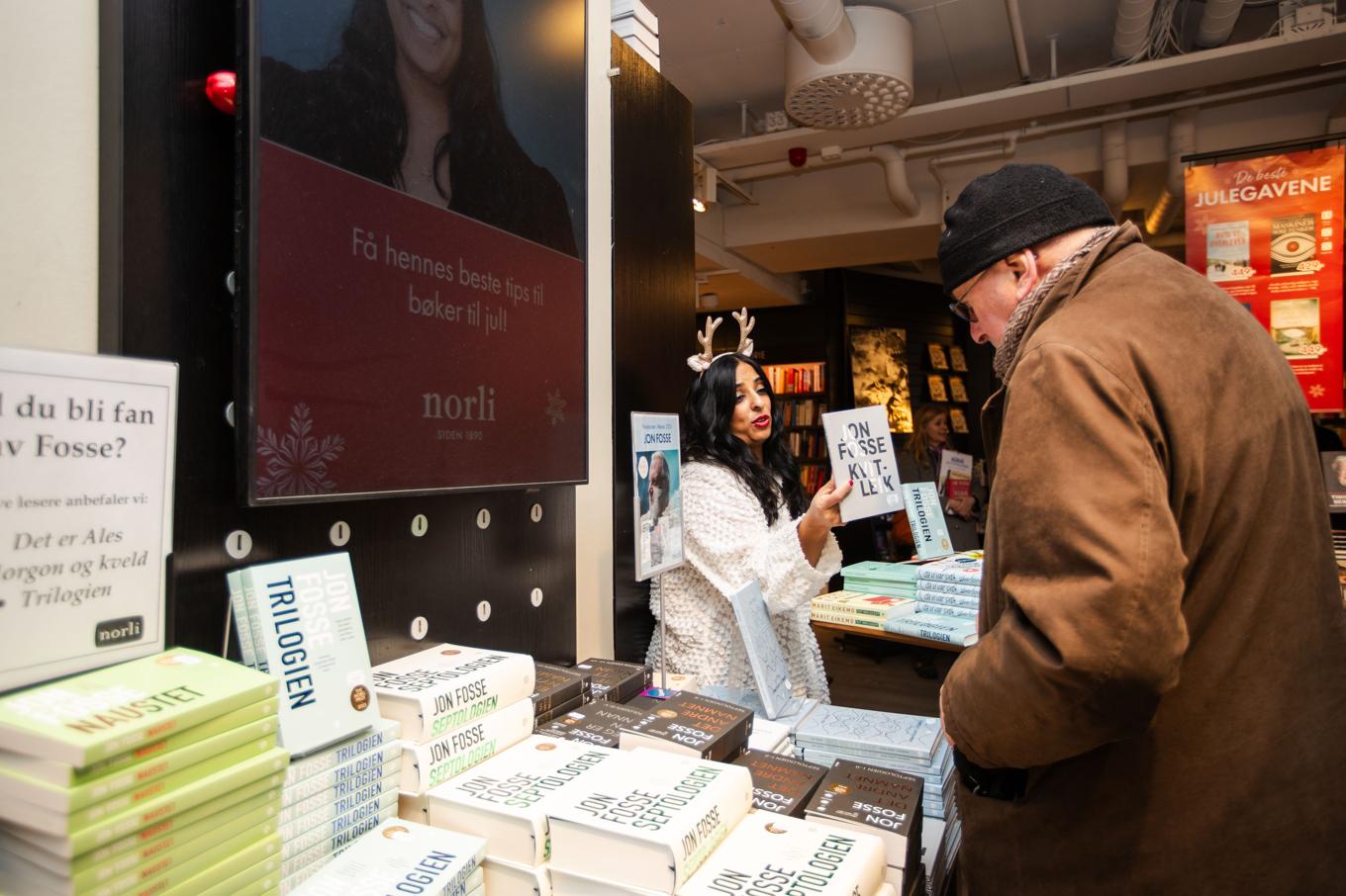 Flera bokhandlare beskriver julhandeln som svag - men det finns undantag. Arkivbild. Foto: Emilie Holtet/NTB/TT