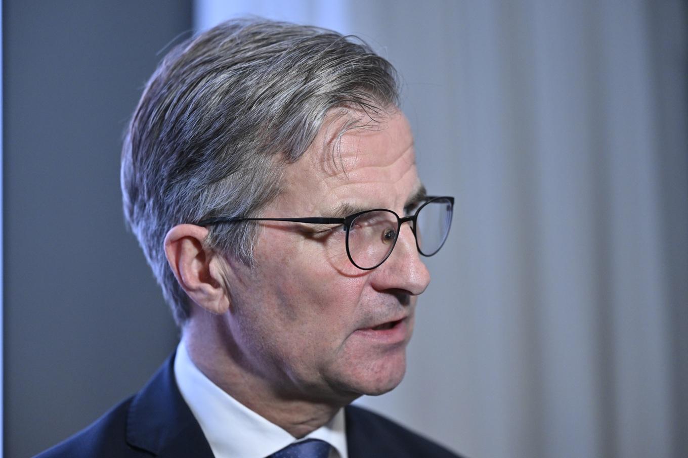 Riksbankschef Erik Thedéen har inflationsförväntningarna att ta hänsyn till när räntan sätts. Arkivbild. Foto: Henrik Montgomery/TT