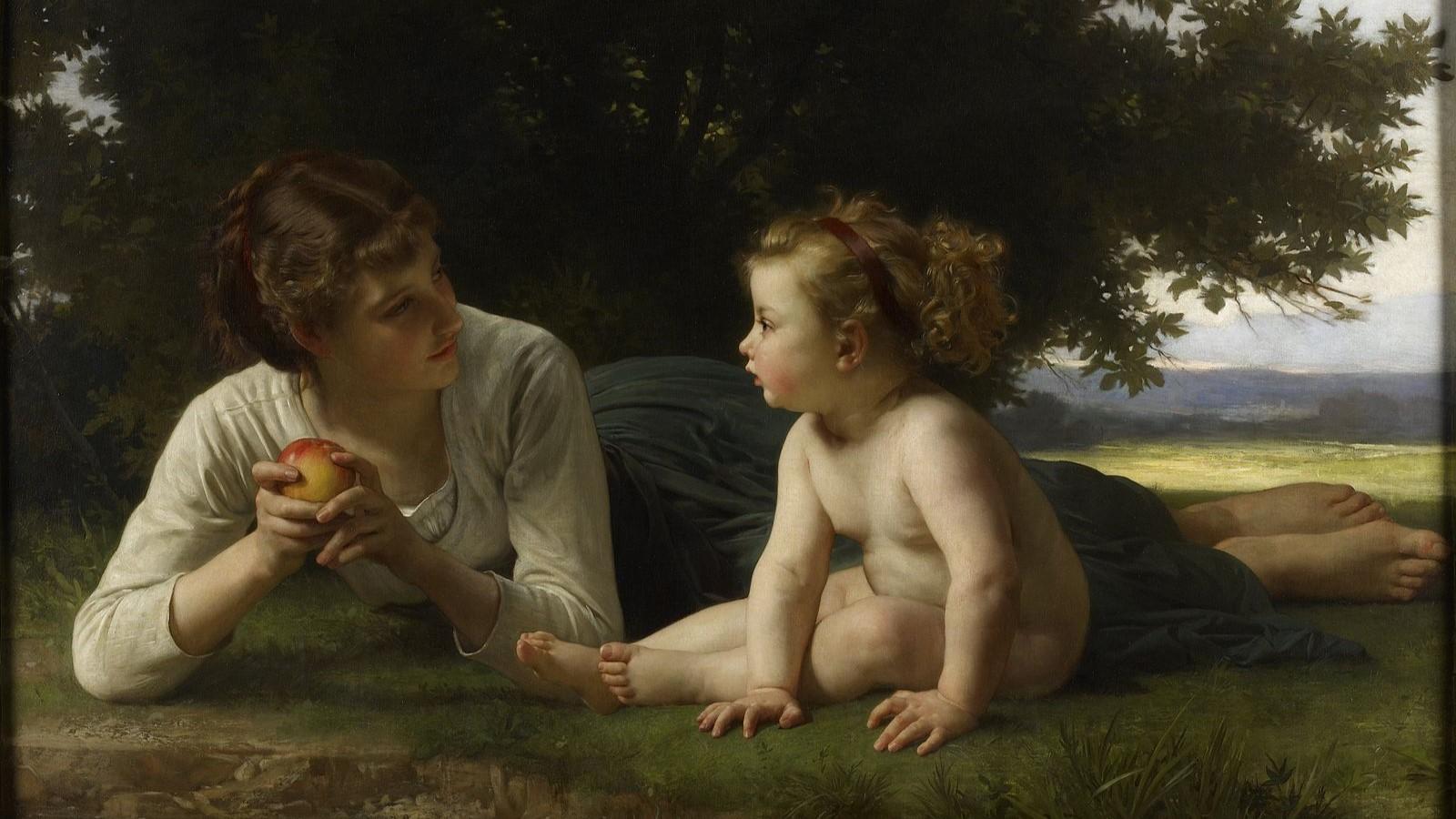 Kultur som belyser livet och människan berör något existentiellt, och påminner oss om mänsklig växt och mognad. Målning av William-Adolphe Bouguereau (1825-1905). Foto: Public Domain