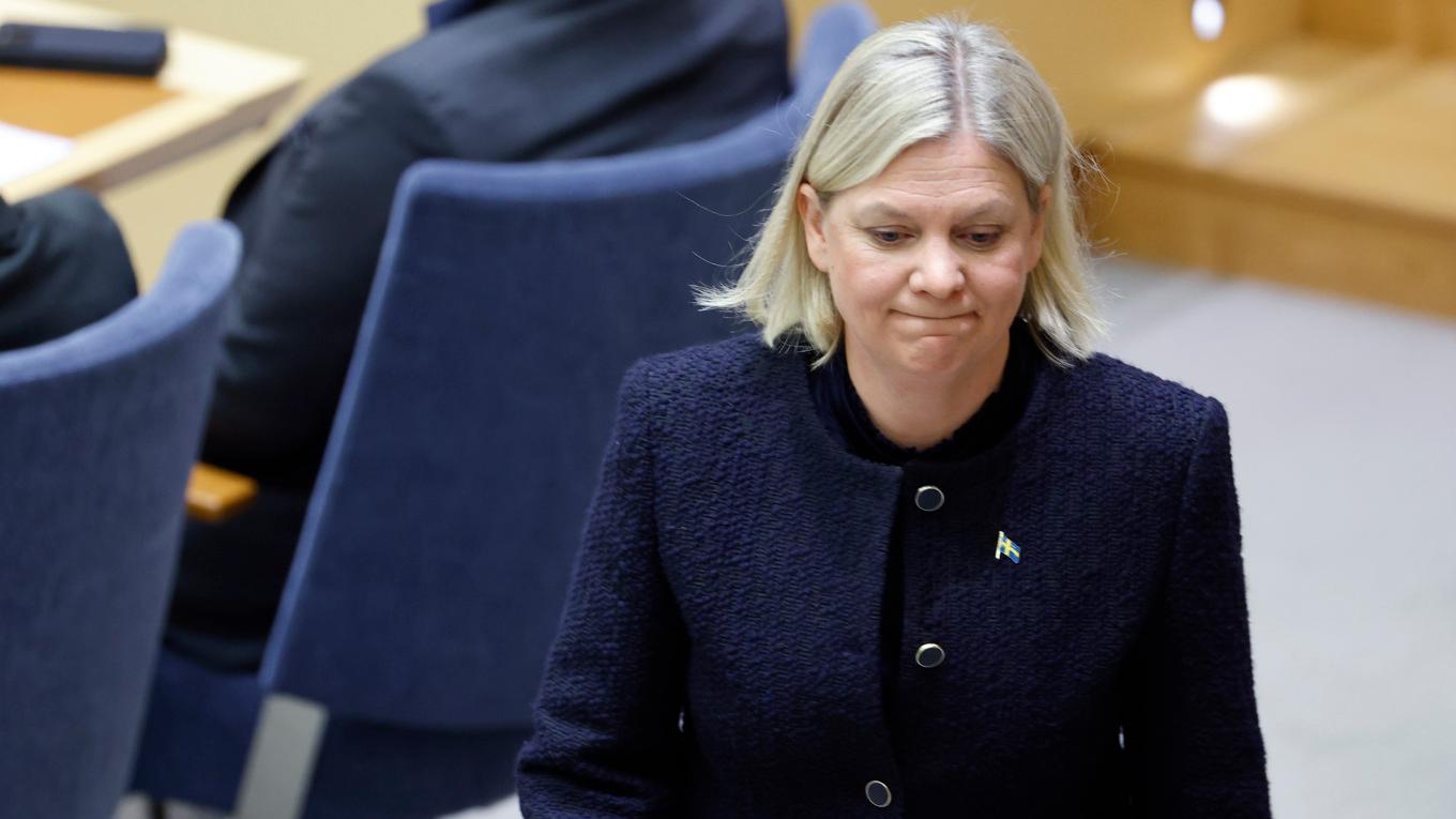 Magdalena Anderssons förtroendesiffror sjunker för tredje mätningen i rad. Arkivbild. Foto: Christine Olsson/TT