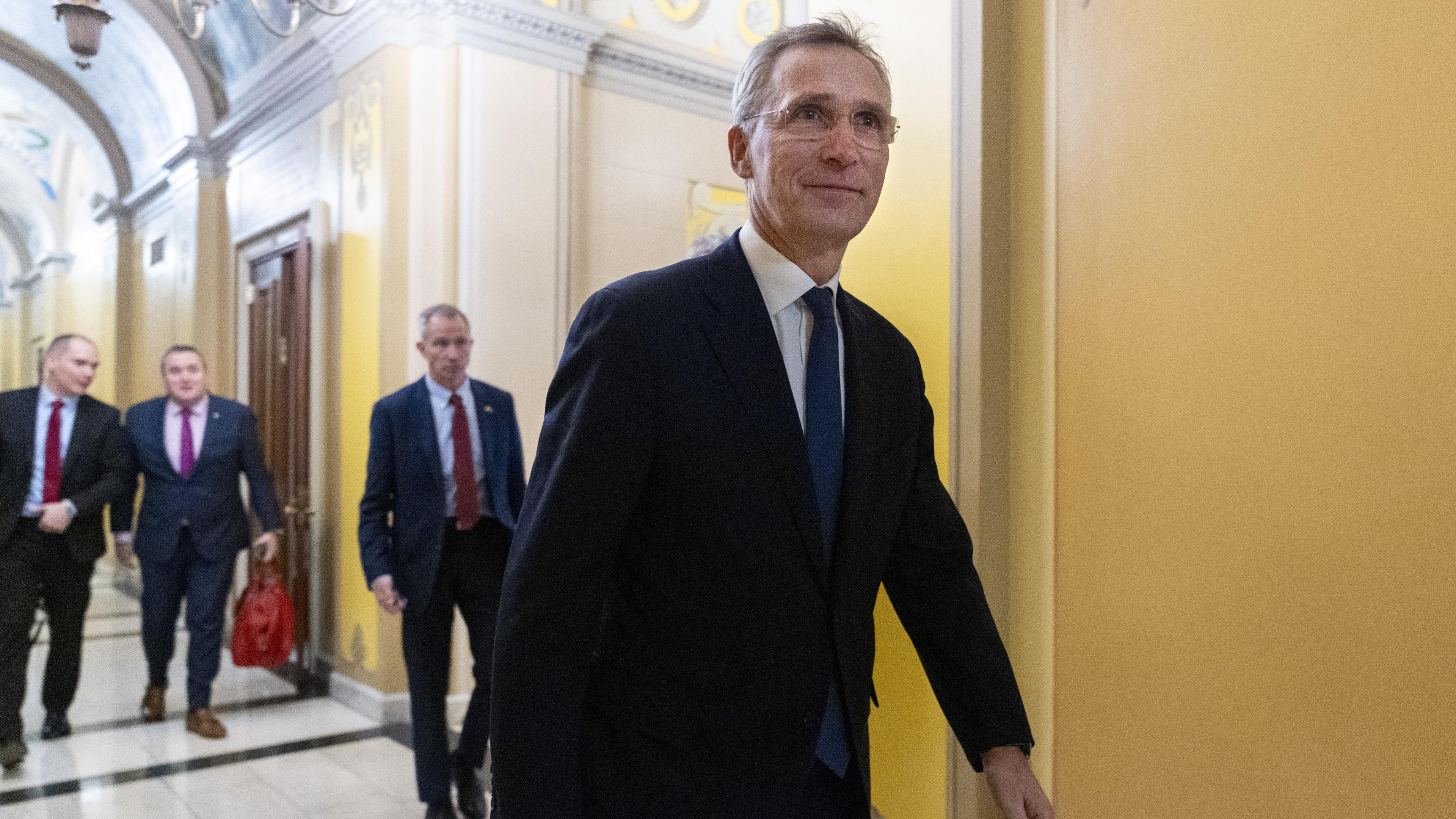 Natos avgående generalsekreterare Jens Stoltenberg under ett besök i USA nyligen. Arkivfoto. Foto: Jacquelyn Martin/AP