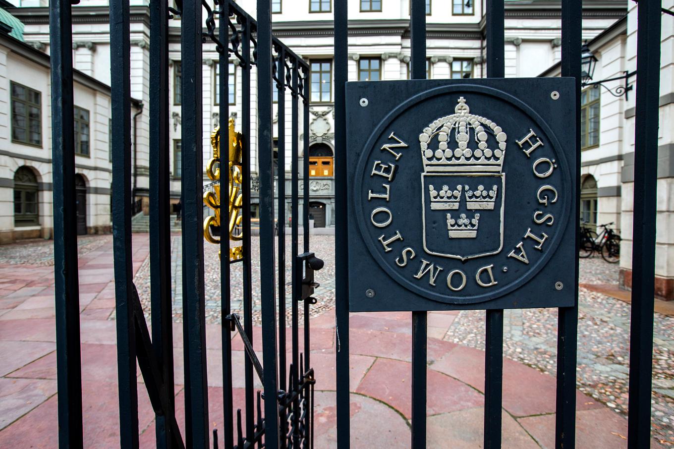 Högsta domstolen vid Riddarhustorget i Gamla stan. Foto: Magnus Andersson/TT
