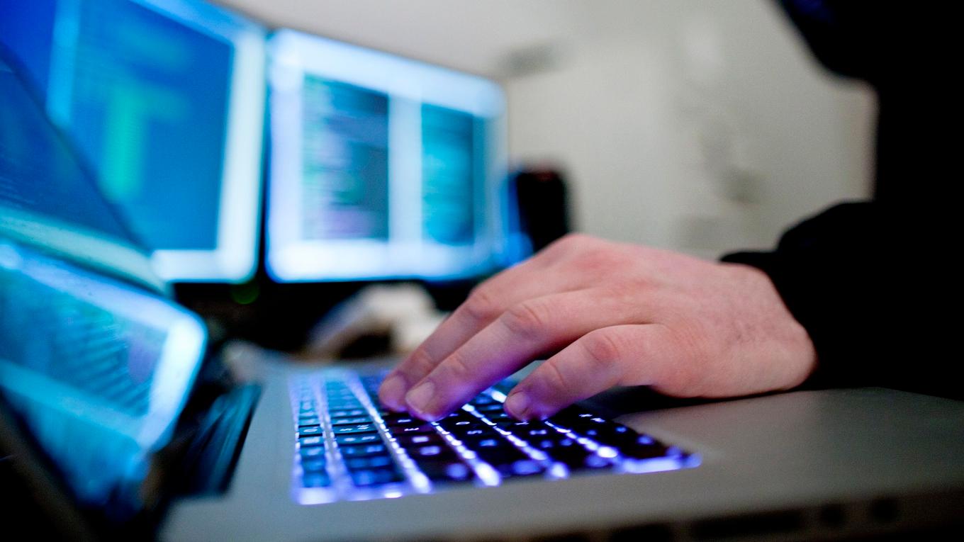 En internationell polisinsats har slagit till mot gruppen bakom Lockbit. Arkivbild. Foto: Thomas Winje Øijord/ Scanpix Norge/TT